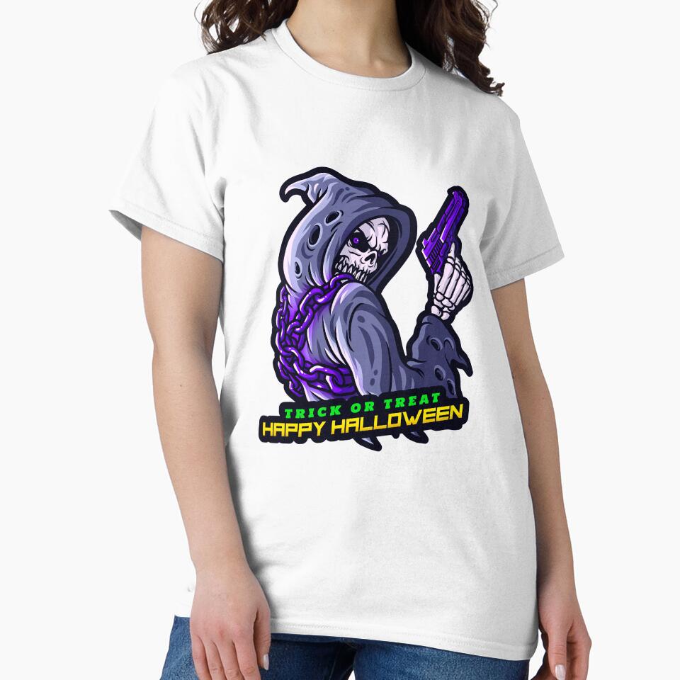 Happy Halloween Trick or Treat! by JxHunter25 - Adult & Kids T-Shirts, Sweatshirts & Hoodies apparel design preview 2