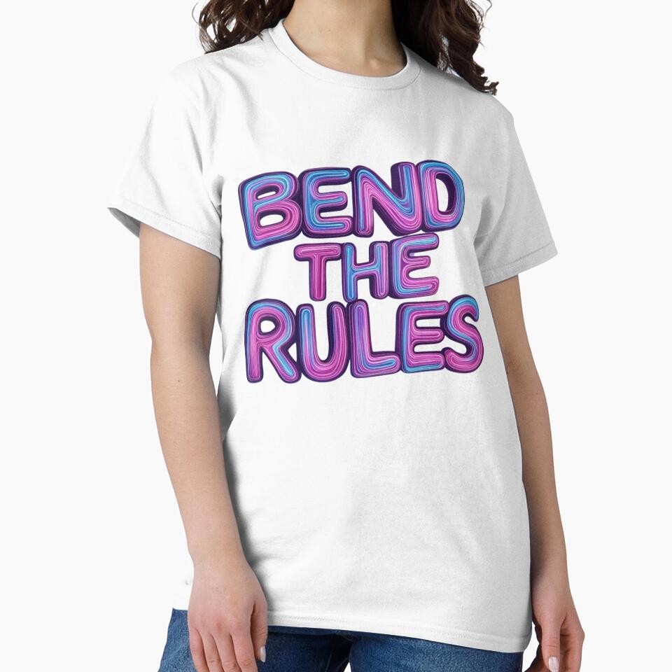 Bend the rules by Star Treatment - Adult & Kids T-Shirts, Sweatshirts & Hoodies apparel design preview 2