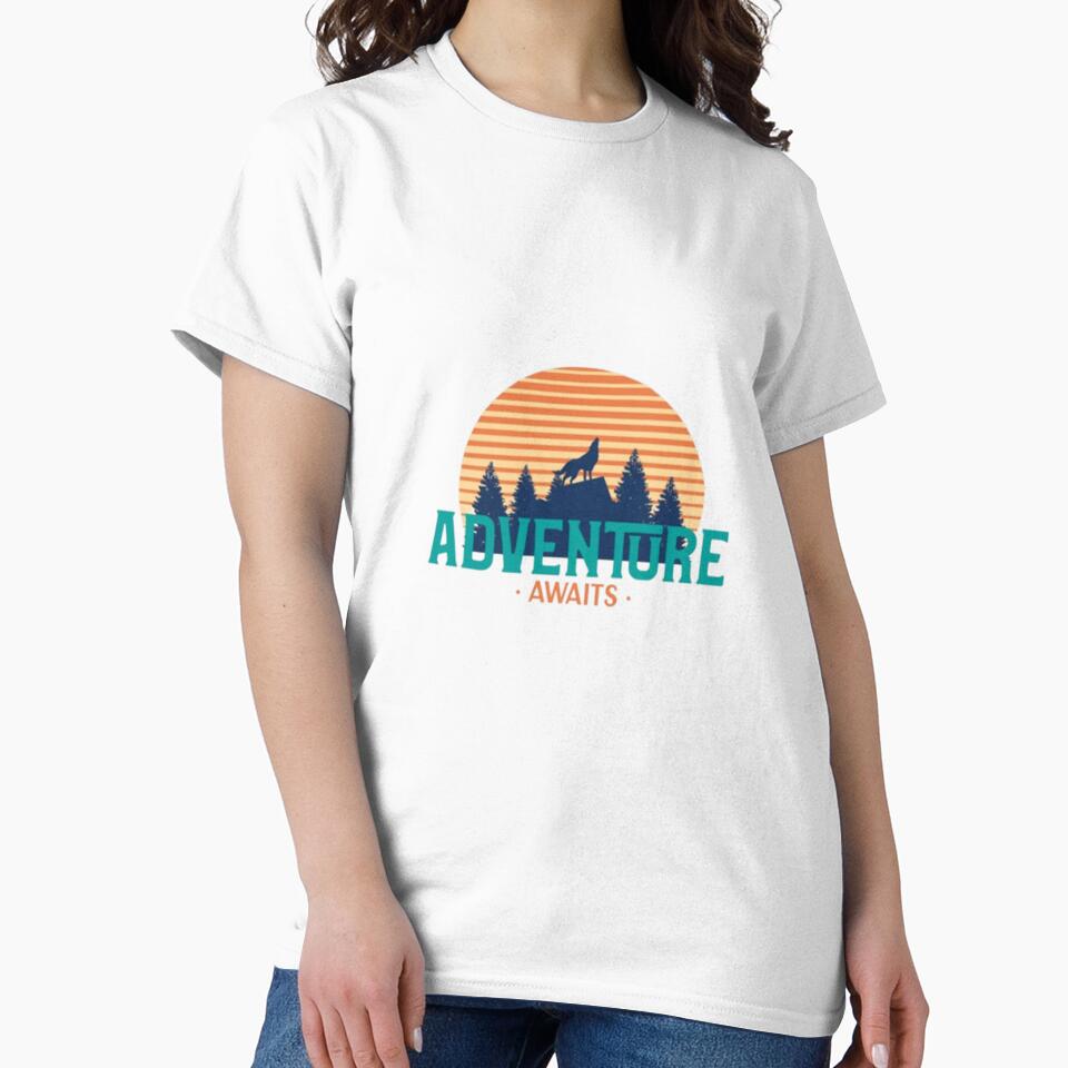 ADVENTURE Classic by DesignDreamerr - Adult & Kids T-Shirts, Sweatshirts & Hoodies apparel design preview 2