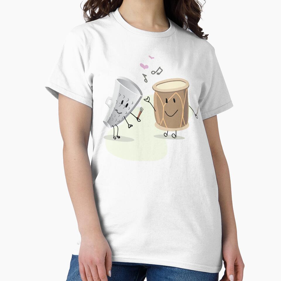 Guira y Tambora by Rossy Garcia - Adult & Kids T-Shirts, Sweatshirts & Hoodies apparel design preview 2