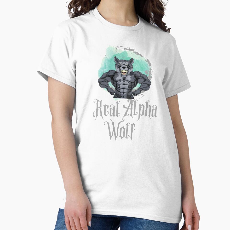 Real Alpha wolf by bonus24 - Adult & Kids T-Shirts, Sweatshirts & Hoodies apparel design preview 2