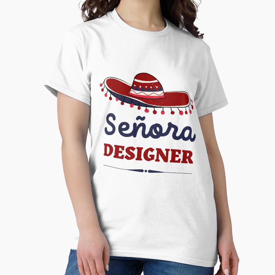Senora Designer by trendingatees - Adult & Kids T-Shirts, Sweatshirts & Hoodies apparel design preview 2
