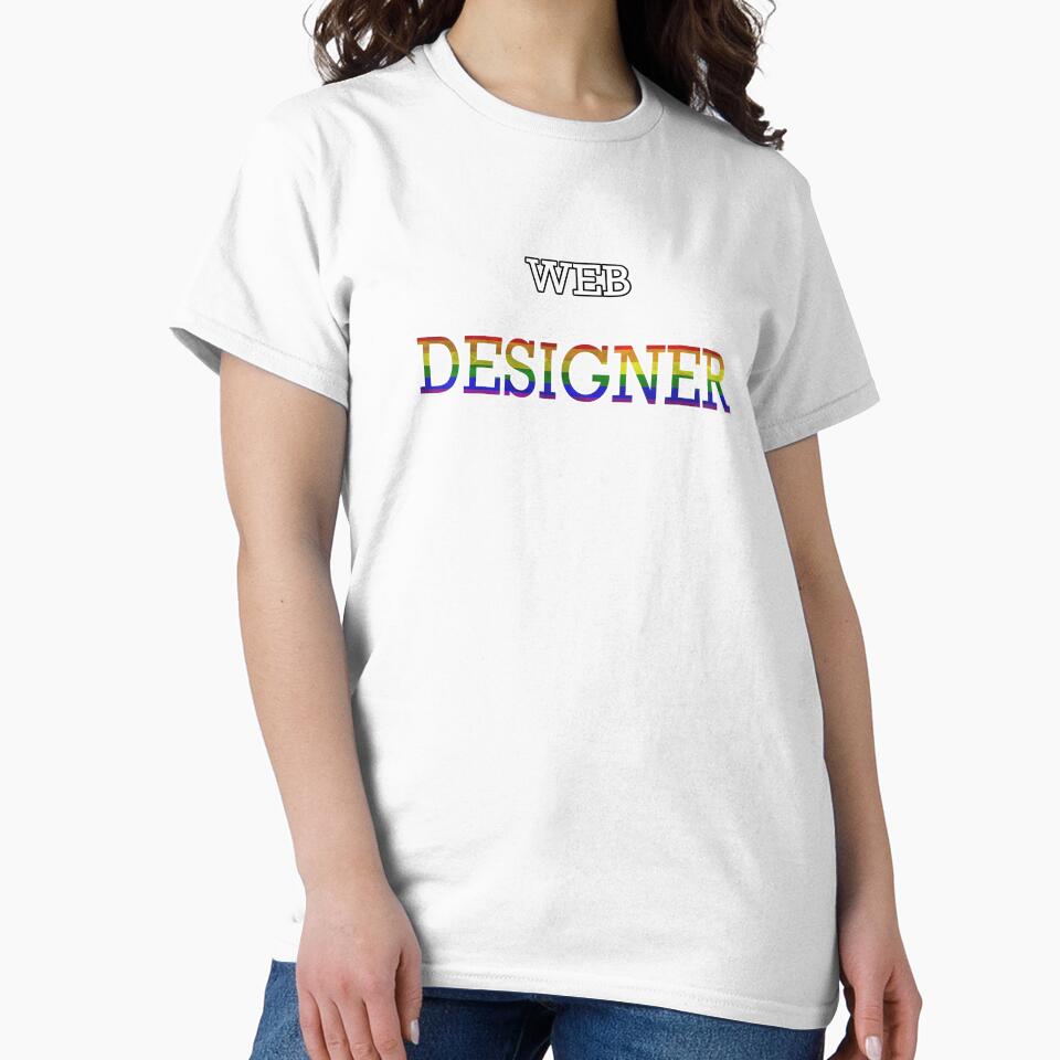 Web Designer Pride by PrideFeliz - Adult & Kids T-Shirts, Sweatshirts & Hoodies apparel design preview 2