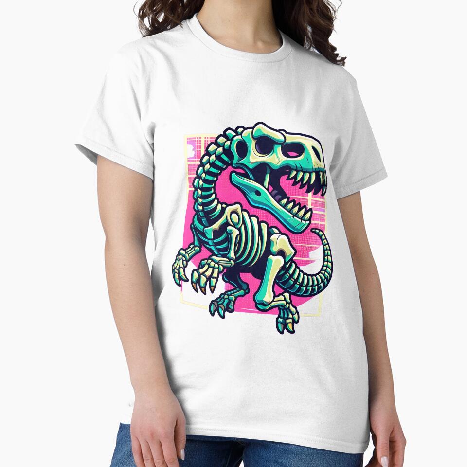 Trex Mine Craft by CanvaSnap - Adult & Kids T-Shirts, Sweatshirts & Hoodies apparel design preview 2