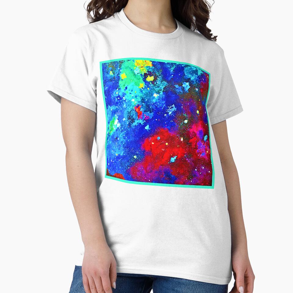 Vibrant Colors Of Nebula Pattern by Health And - Adult & Kids T-Shirts, Sweatshirts & Hoodies apparel design preview 2