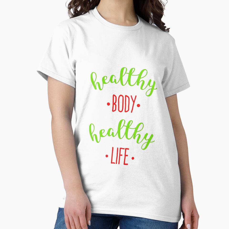 Healthy Body Life Graphic by KARSCORP - Adult & Kids T-Shirts, Sweatshirts & Hoodies apparel design preview 2