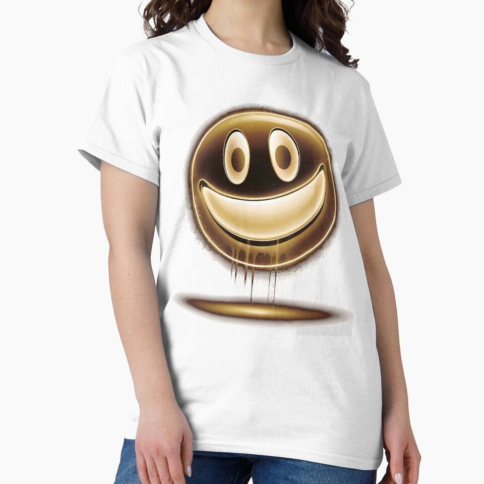 The golden emoji by MangaCortaTees - Adult & Kids T-Shirts, Sweatshirts & Hoodies apparel design preview 2
