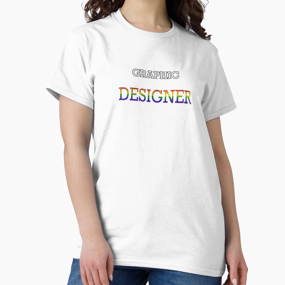 Graphic Designer Pride by PrideFeliz - Adult & Kids T-Shirts, Sweatshirts & Hoodies apparel design preview 2