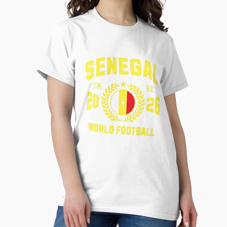 Senegal Football Supporter 2026 Badge Design - Adult & Kids T-Shirts, Sweatshirts & Hoodies apparel design preview 2