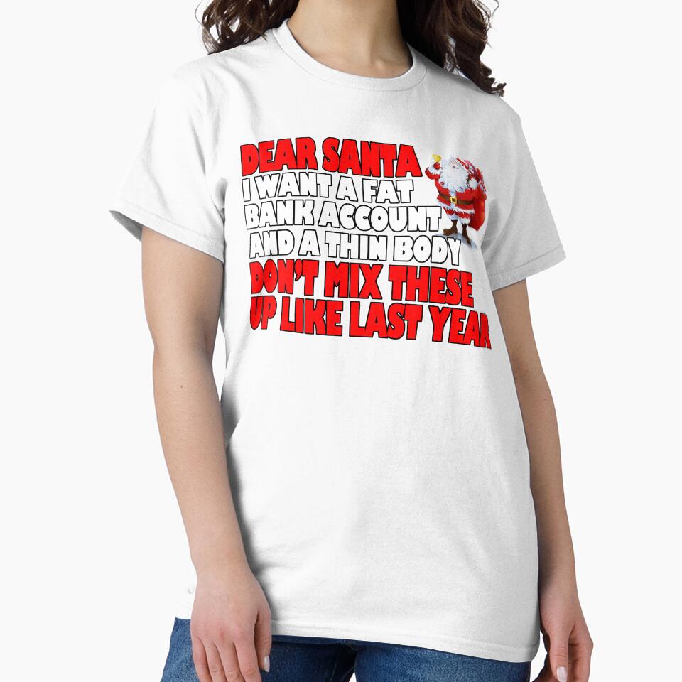 Dear Santa by Fairyjam - Adult & Kids T-Shirts, Sweatshirts & Hoodies apparel design preview 2