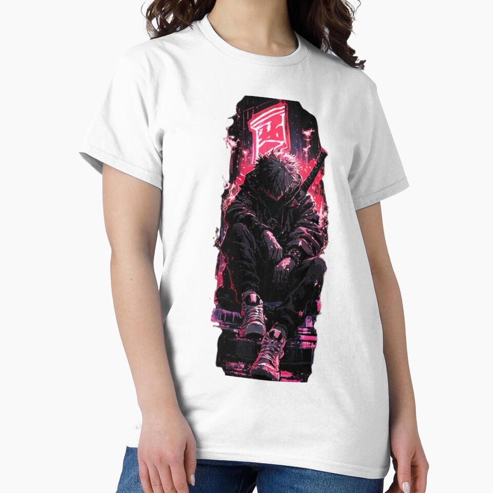 Demon Anime Samurai Manga Dark Fantasy Sakura - Adult & Kids T-Shirts, Sweatshirts & Hoodies apparel design preview 2
