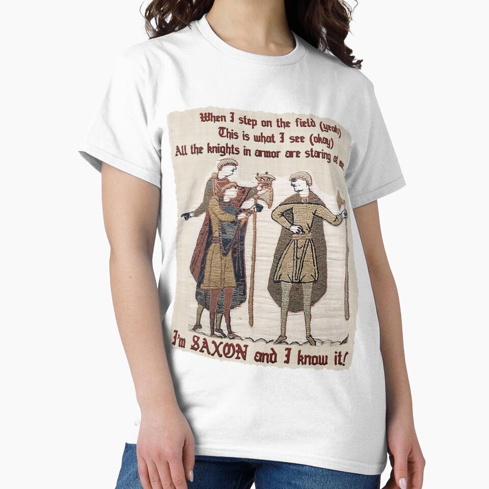 I'm Saxon And I Know It Song Parody by Erin Rado - Adult & Kids T-Shirts, Sweatshirts & Hoodies apparel design preview 2