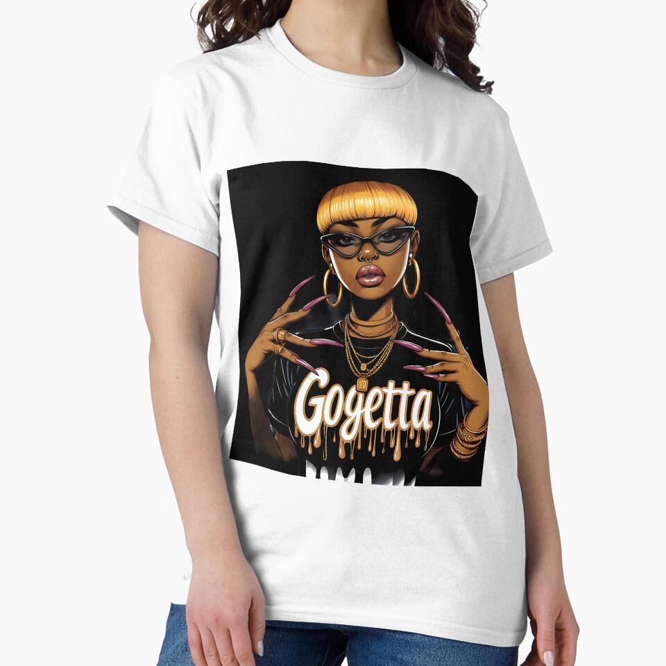 DIPPIN IN GOLD by gogettadriptees - Adult & Kids T-Shirts, Sweatshirts & Hoodies apparel design preview 2