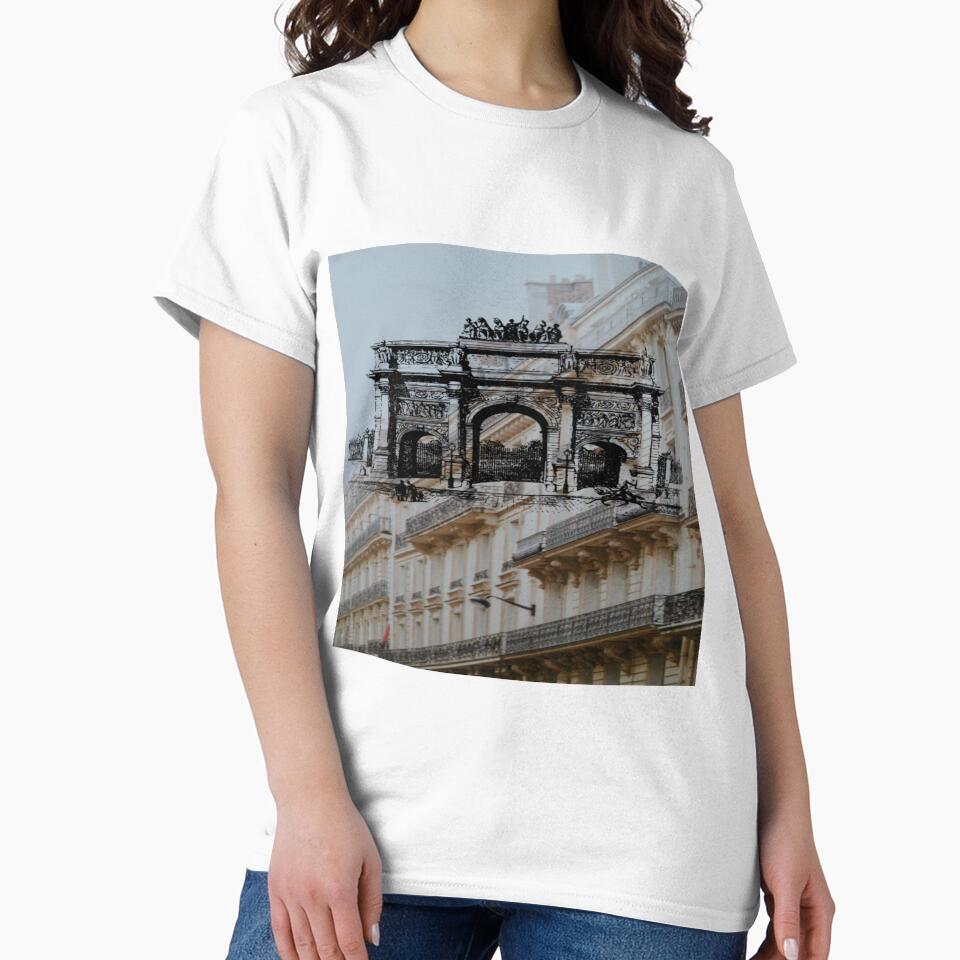French designer old building by Aquila Light Pictures - Adult & Kids T-Shirts, Sweatshirts & Hoodies apparel design preview 2