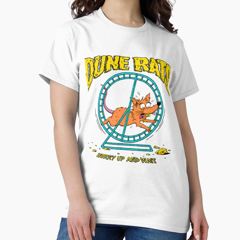 Dune Rats Hurry Up And Wait by RoseDobbins11 - Adult & Kids T-Shirts, Sweatshirts & Hoodies apparel design preview 2