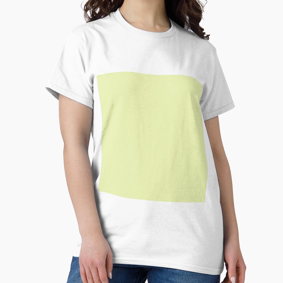 Plain Solid Color Light Green Yellow by mimihuang - Adult & Kids T-Shirts, Sweatshirts & Hoodies apparel design preview 2