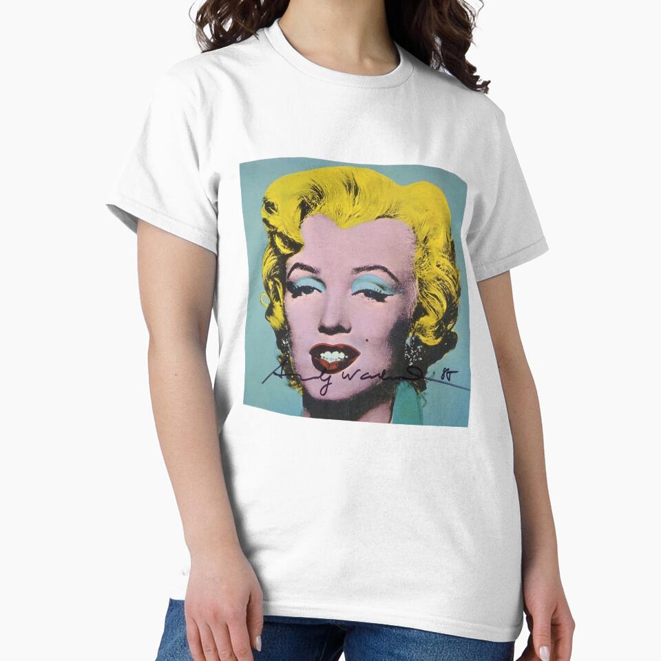 Marilyn Monroe Andy warhol pop art by Olympusika - Adult & Kids T-Shirts, Sweatshirts & Hoodies apparel design preview 2