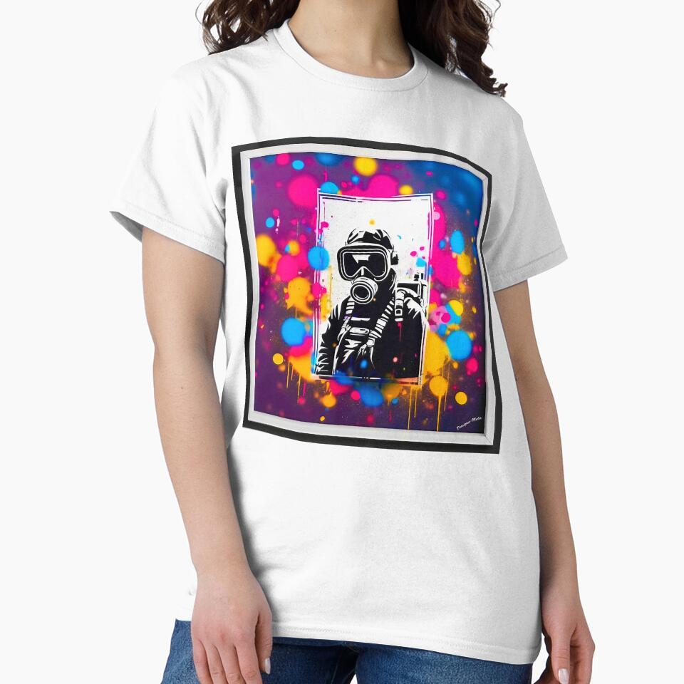 Urban street art graffiti. by Drone- - Adult & Kids T-Shirts, Sweatshirts & Hoodies apparel design preview 2