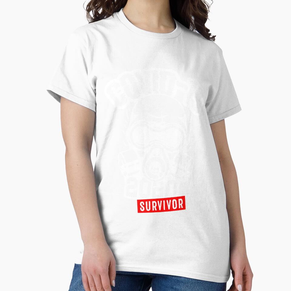 Pandemic Covid 19 Survivor Slim Fit Idea For Men - Adult & Kids T-Shirts, Sweatshirts & Hoodies apparel design preview 2