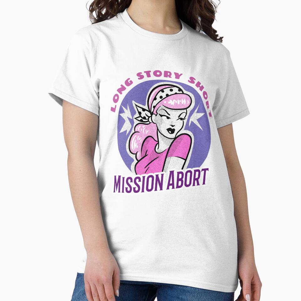 Long Story Short Mission Abort by GrumpyFella - Adult & Kids T-Shirts, Sweatshirts & Hoodies apparel design preview 2
