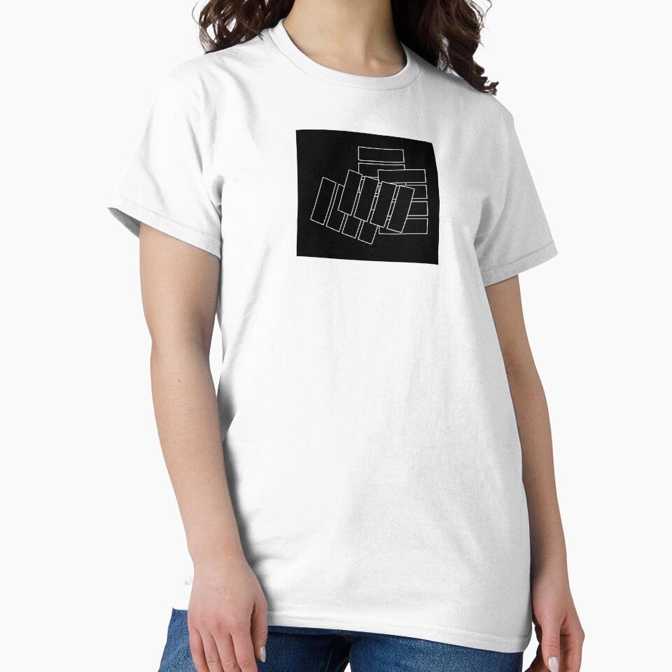 Playing with Black Rectangles, Unique by - Adult & Kids T-Shirts, Sweatshirts & Hoodies apparel design preview 2