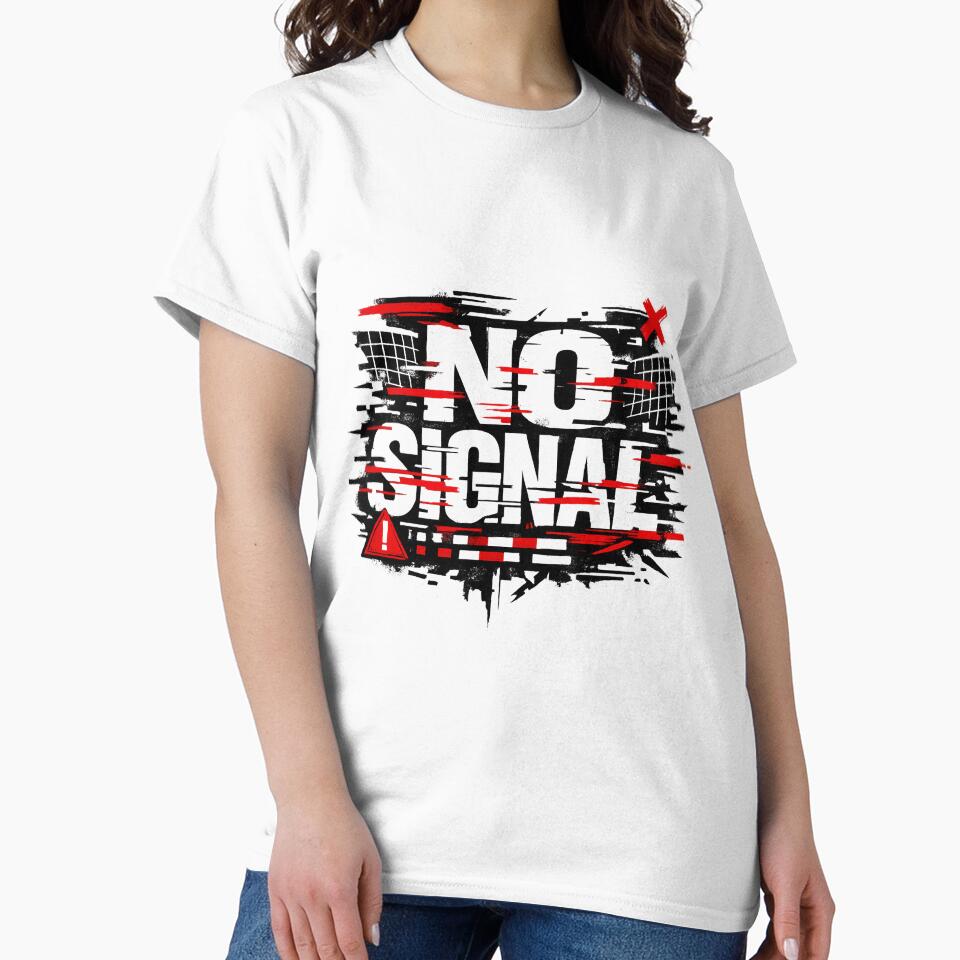 NO SIGNAL Aggressive Streetwear Design Collection by - Adult & Kids T-Shirts, Sweatshirts & Hoodies apparel design preview 2