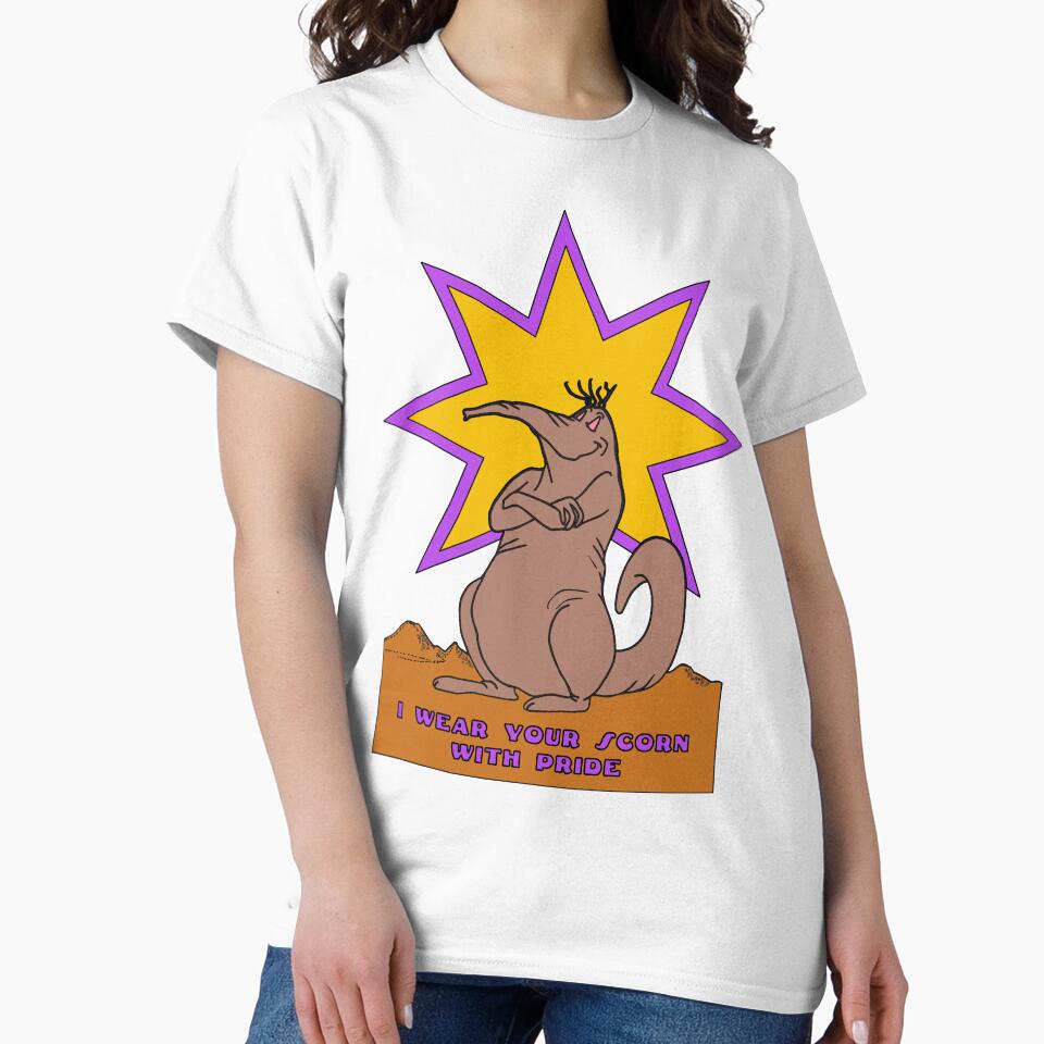 I wear your scorn with pride (anteater) by - Adult & Kids T-Shirts, Sweatshirts & Hoodies apparel design preview 2