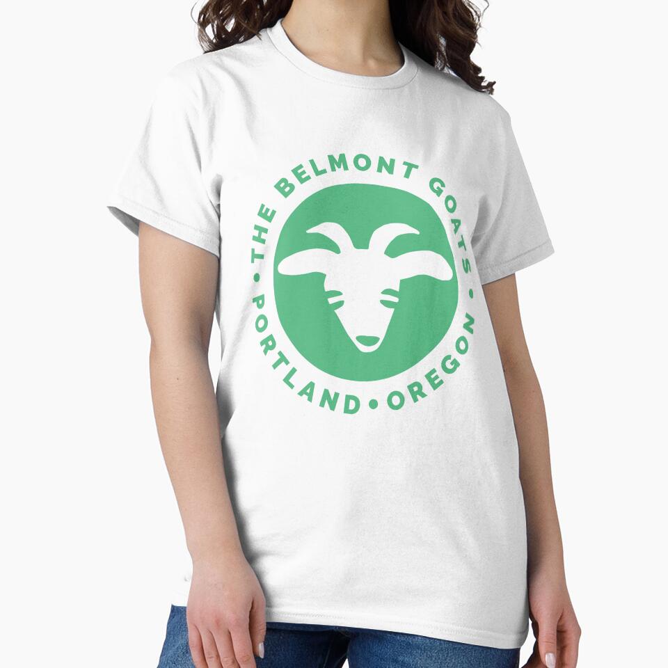 Classic Goat Head Logo by thebelmontgoats - Adult & Kids T-Shirts, Sweatshirts & Hoodies apparel design preview 2