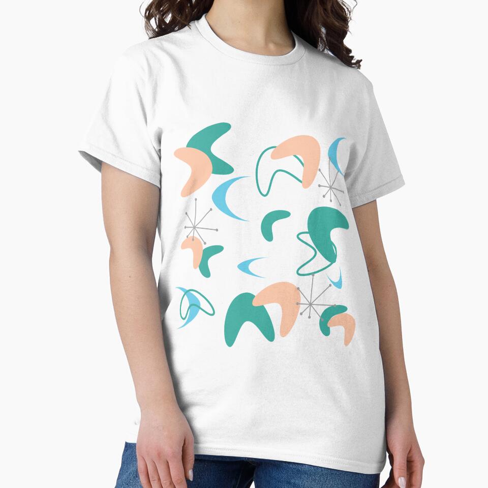 1950s style shape pattern Retro Shapes Mid-Century - Adult & Kids T-Shirts, Sweatshirts & Hoodies apparel design preview 2