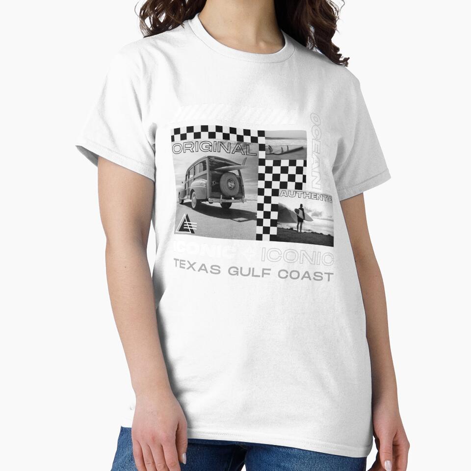 Surfing Street Wear, Ocean Iconic Branded Gulf Coast - Adult & Kids T-Shirts, Sweatshirts & Hoodies apparel design preview 2