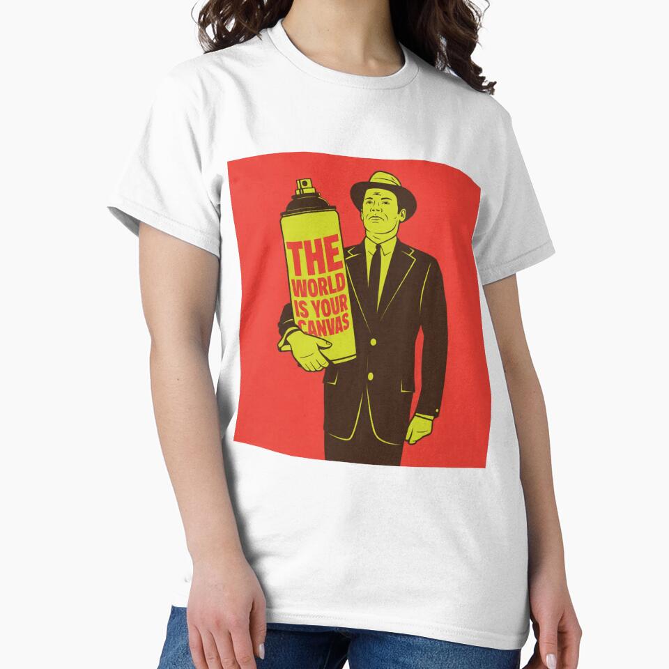 The World Is Your Canvas by rebelmaon - Adult & Kids T-Shirts, Sweatshirts & Hoodies apparel design preview 2