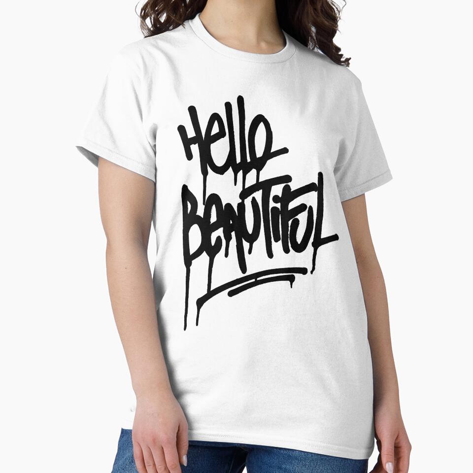 Hello Beautiful by Steven Morrell - Adult & Kids T-Shirts, Sweatshirts & Hoodies apparel design preview 2