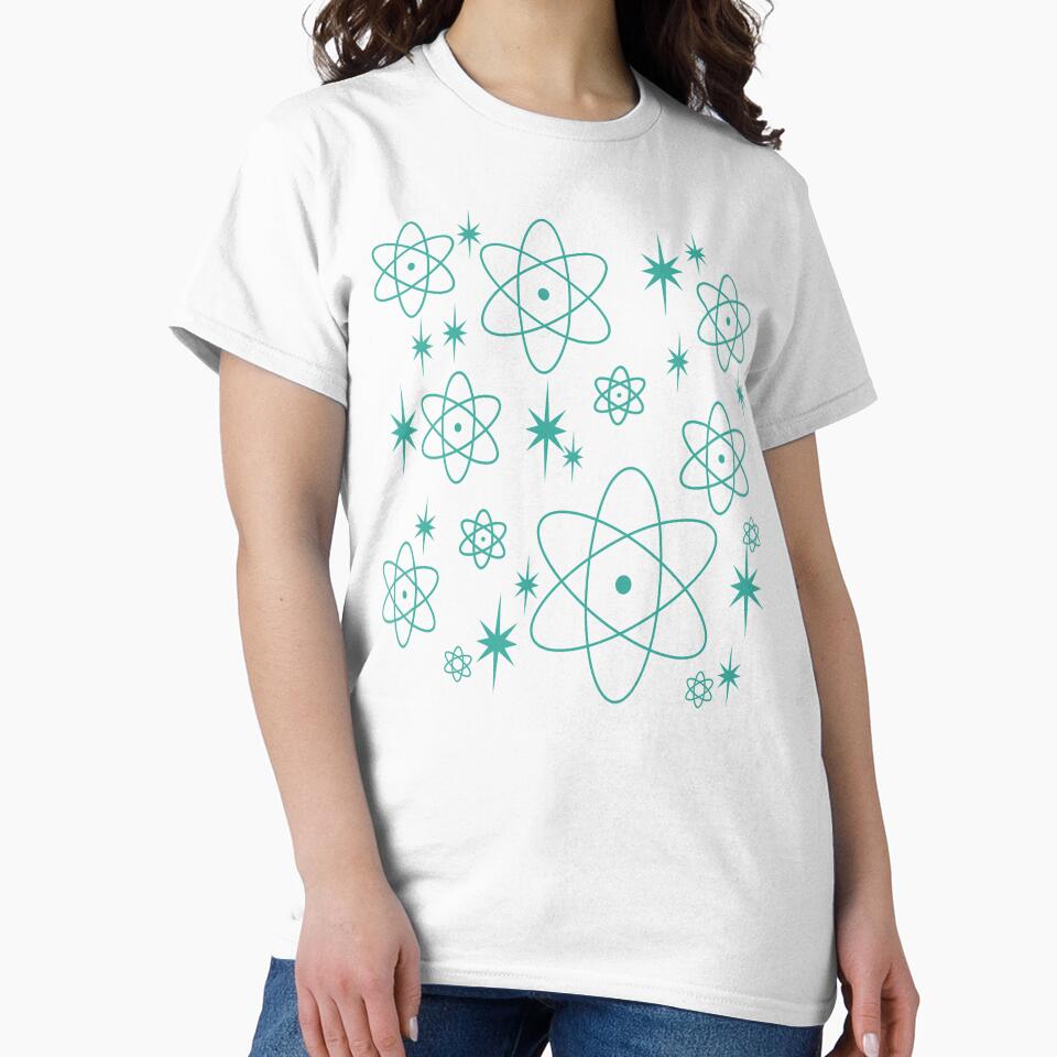 Atomic Starlight Retro Shape Patterns Vintage 1950s - Adult & Kids T-Shirts, Sweatshirts & Hoodies apparel design preview 2