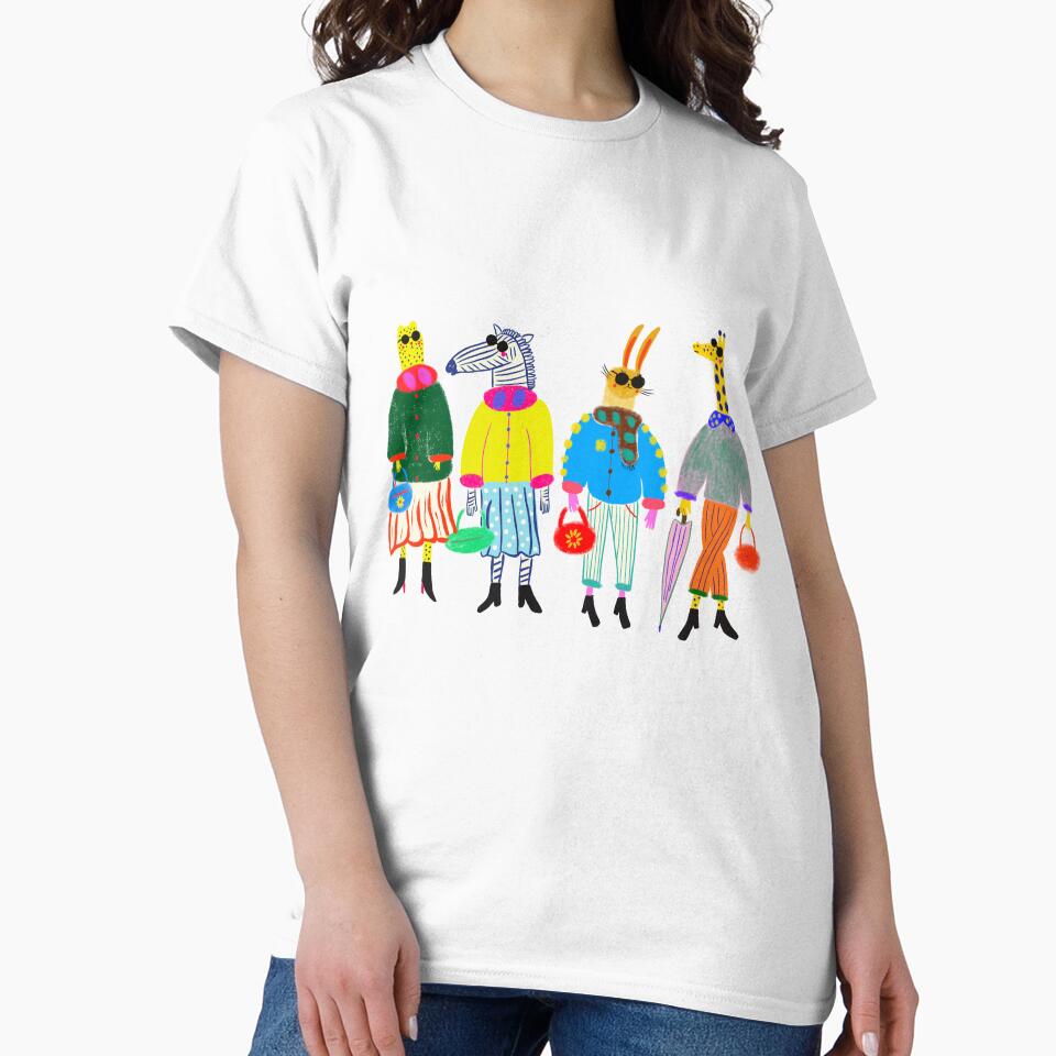 Animal streetwear by Christina Sagala - Adult & Kids T-Shirts, Sweatshirts & Hoodies apparel design preview 2