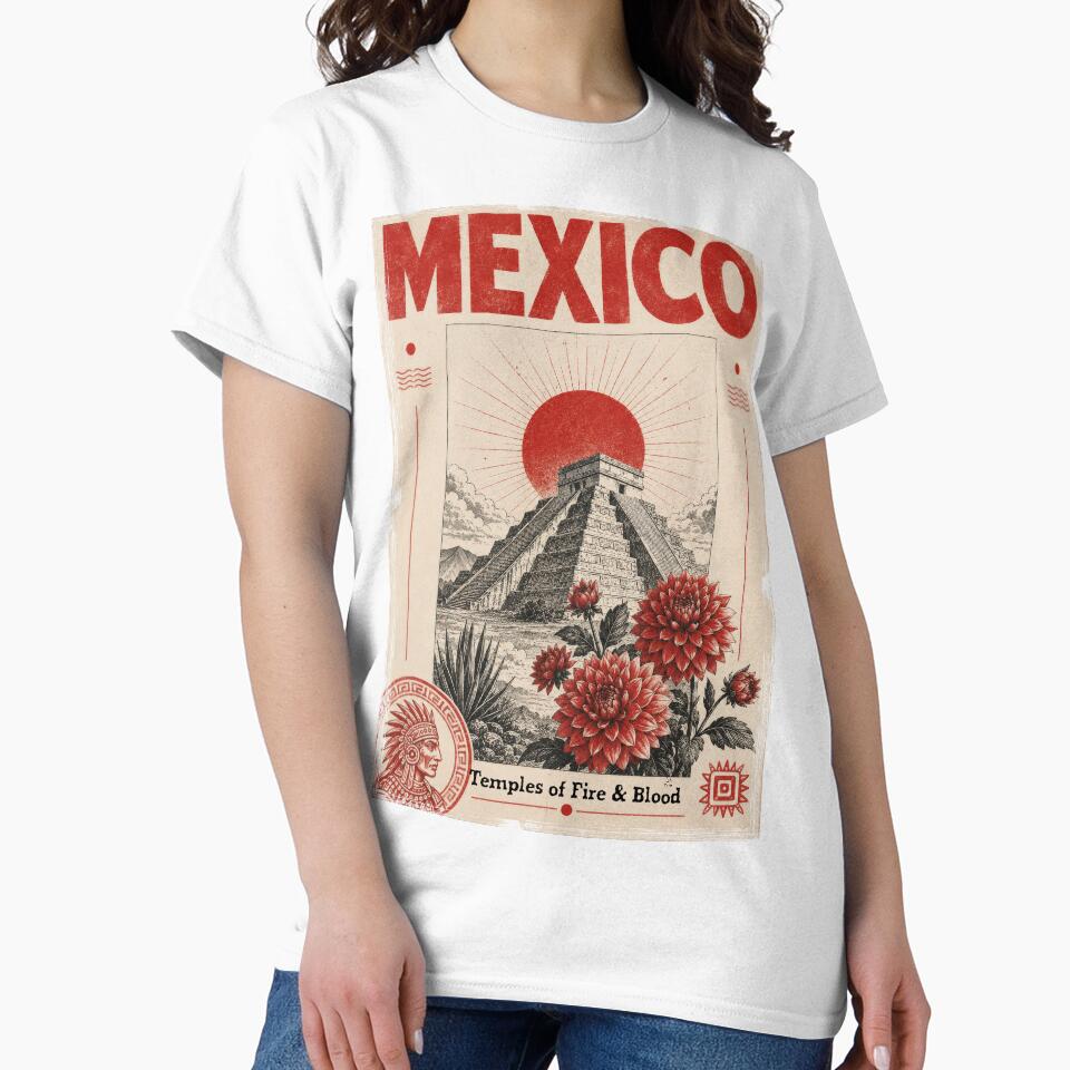 Mexico Heritage Design Styled In Urban Grunge Fashion - Adult & Kids T-Shirts, Sweatshirts & Hoodies apparel design preview 2