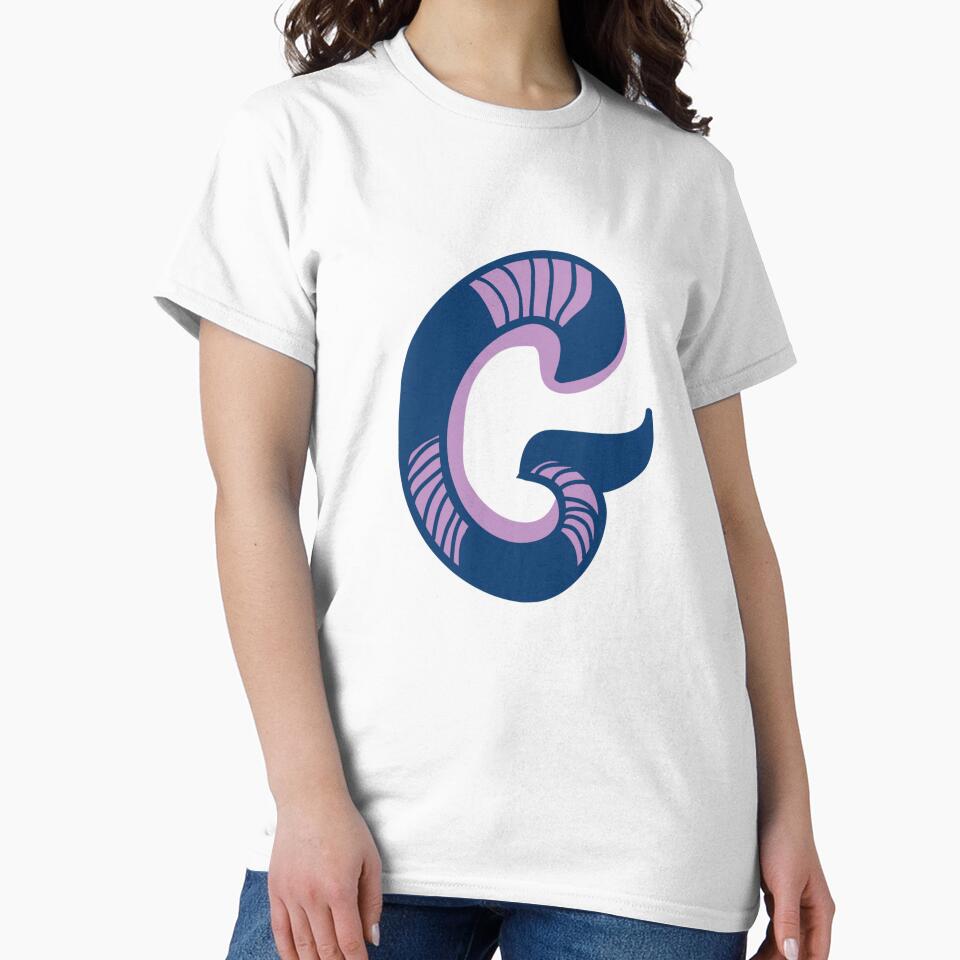 Initial Monogram G by Rajeev Singh - Adult & Kids T-Shirts, Sweatshirts & Hoodies apparel design preview 2