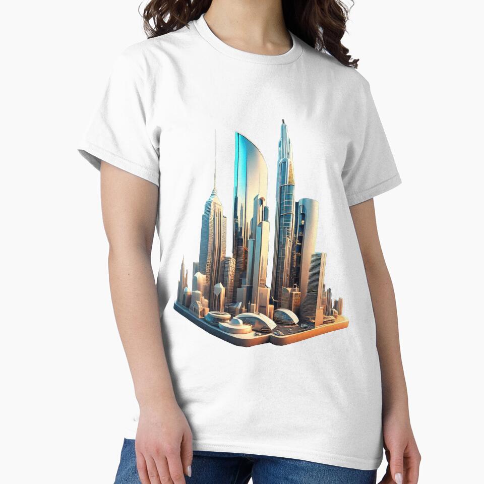Urban Planner's Vision: Cityscapes Collection by - Adult & Kids T-Shirts, Sweatshirts & Hoodies apparel design preview 2