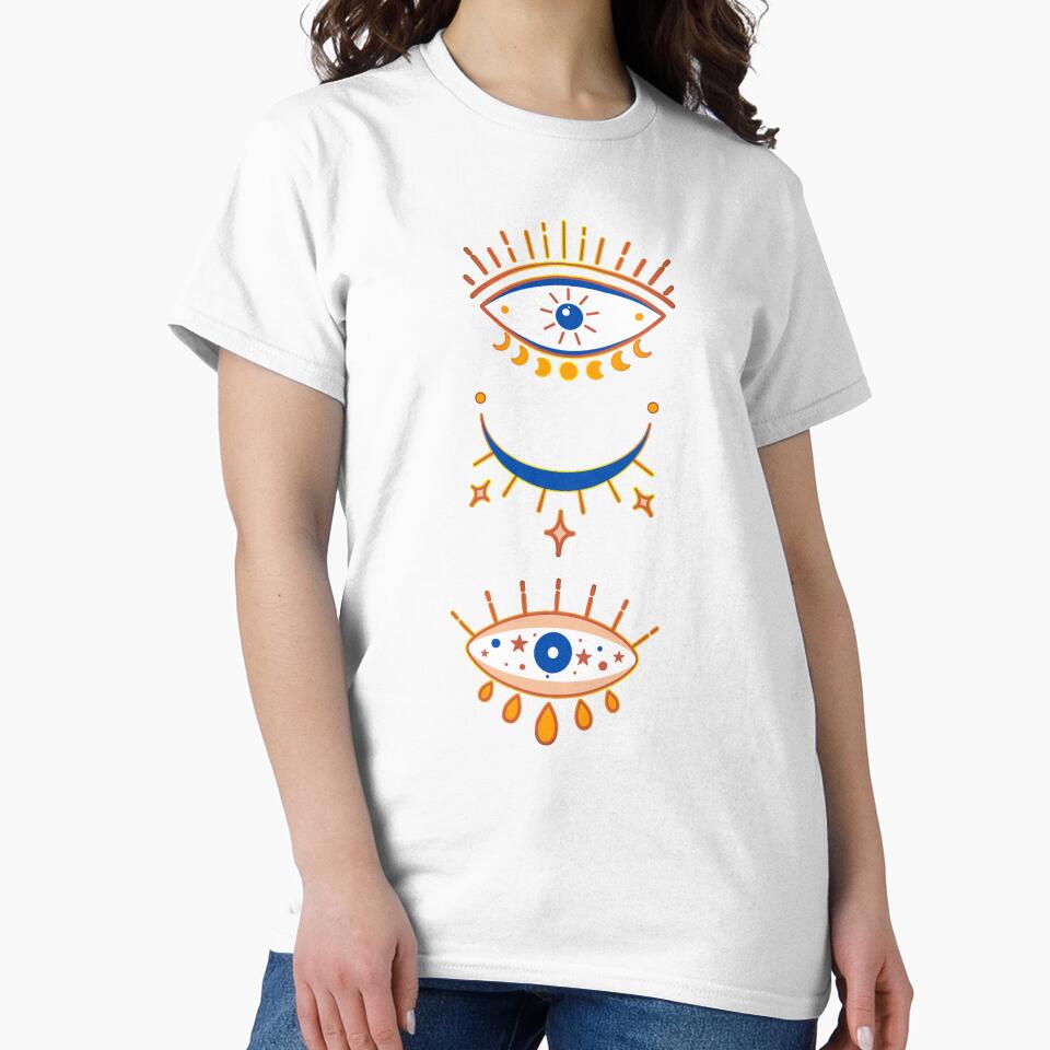 Evil Eyes Chakra Energy Meditation Hamsa Mystical - Adult & Kids T-Shirts, Sweatshirts & Hoodies apparel design preview 2