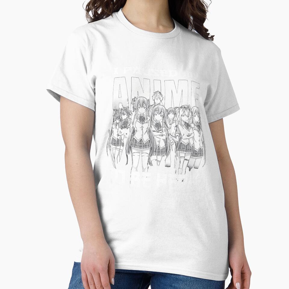 I paused my anime to be here by CanvaSnap - Adult & Kids T-Shirts, Sweatshirts & Hoodies apparel design preview 2