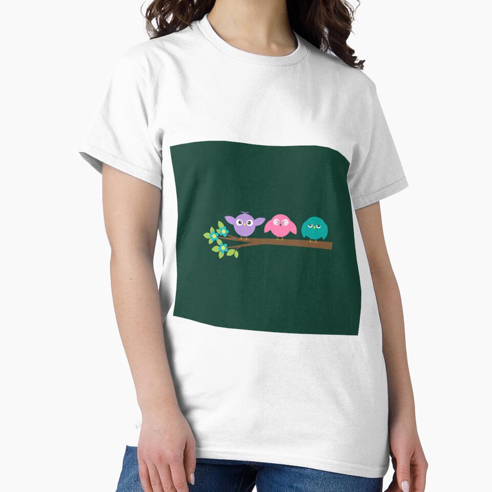 Birds! by Kalmahindya - Adult & Kids T-Shirts, Sweatshirts & Hoodies apparel design preview 2