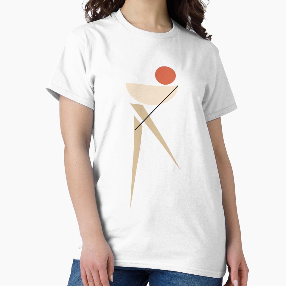 Minimal Geometric Figure Abstract Bauhaus Style Art - Adult & Kids T-Shirts, Sweatshirts & Hoodies apparel design preview 2