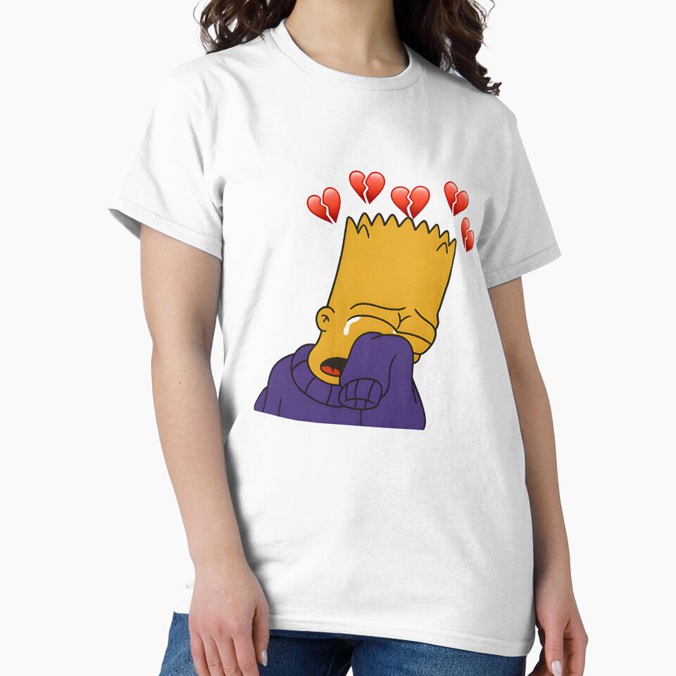 Heart Break Bart by 4EverMaybe - Adult & Kids T-Shirts, Sweatshirts & Hoodies apparel design preview 2