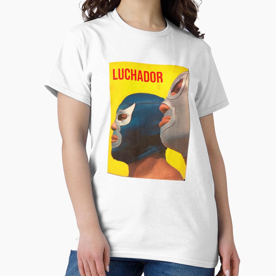 Luchador by nowherenoplace - Adult & Kids T-Shirts, Sweatshirts & Hoodies apparel design preview 2
