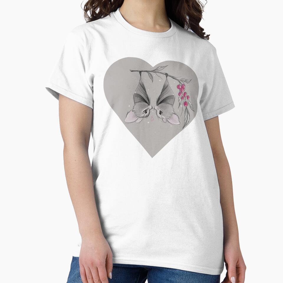 Copy of Bats in love by CynthiaPigment - Adult & Kids T-Shirts, Sweatshirts & Hoodies apparel design preview 2