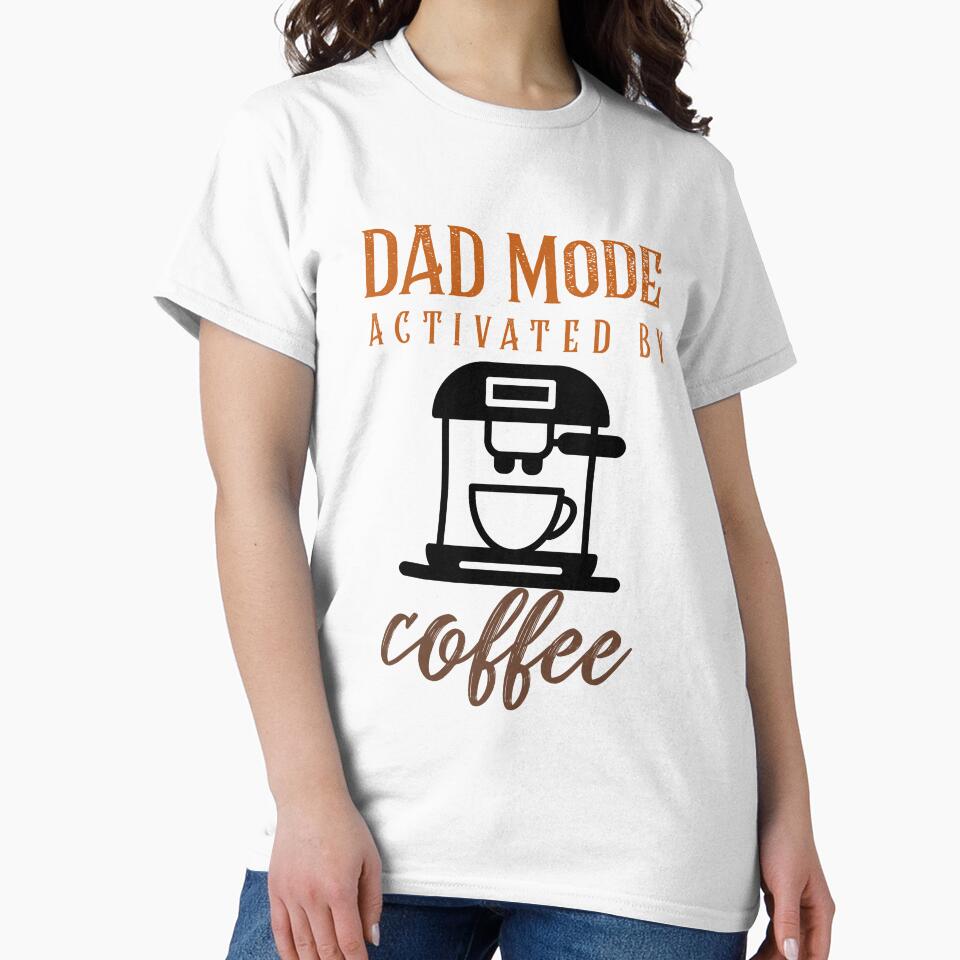 Dad Mode Activated Crew Neck by CrafteeTrends - Adult & Kids T-Shirts, Sweatshirts & Hoodies apparel design preview 2