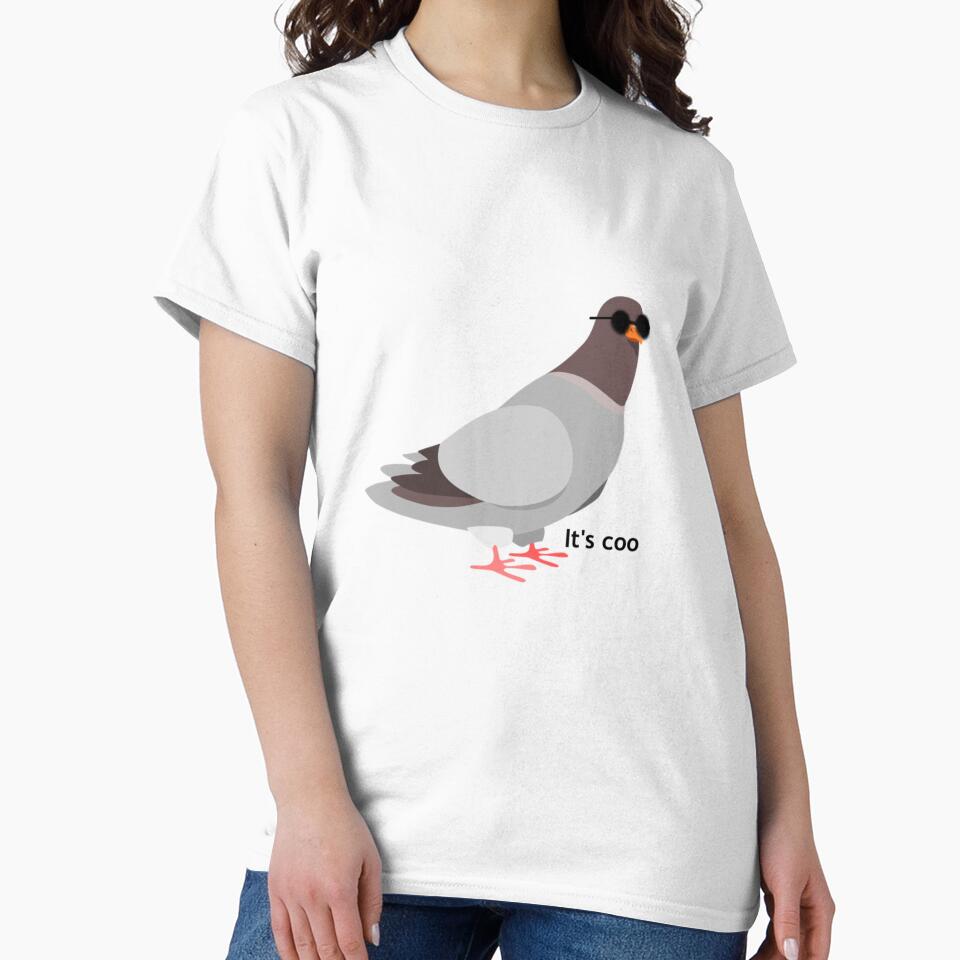 It's Coo pigeon by MeikoDesign - Adult & Kids T-Shirts, Sweatshirts & Hoodies apparel design preview 2