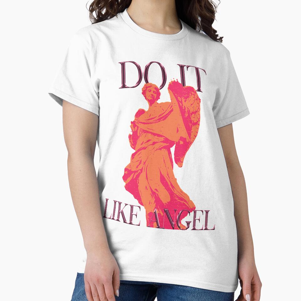 DO IT LIKE ANGEL by ILIASSART - Adult & Kids T-Shirts, Sweatshirts & Hoodies apparel design preview 2