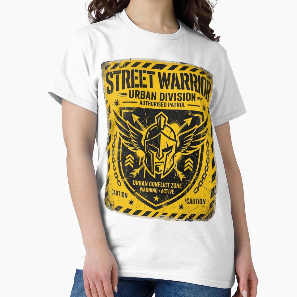 Street Warrior Urban Streetwear Graphic Minimal - Adult & Kids T-Shirts, Sweatshirts & Hoodies apparel design preview 2