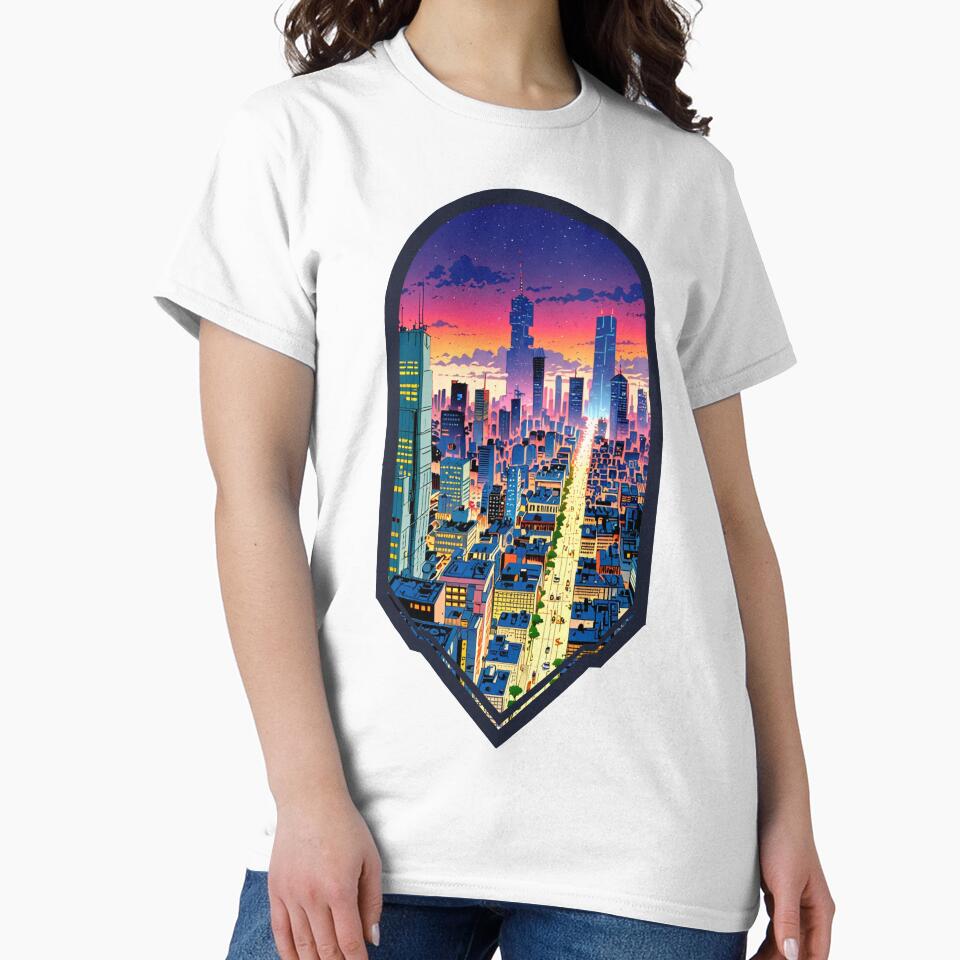 City moments by hussain-dz - Adult & Kids T-Shirts, Sweatshirts & Hoodies apparel design preview 2