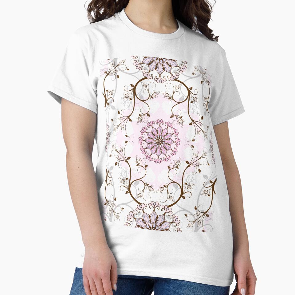 Floral seamless creative by obinsuma - Adult & Kids T-Shirts, Sweatshirts & Hoodies apparel design preview 2